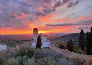 Assisi - San Francesco - Sonnenuntergang - (c) Anna Krieft